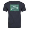Greenville Drive 108 Stitches Navy Green Monster Anniversary Tee