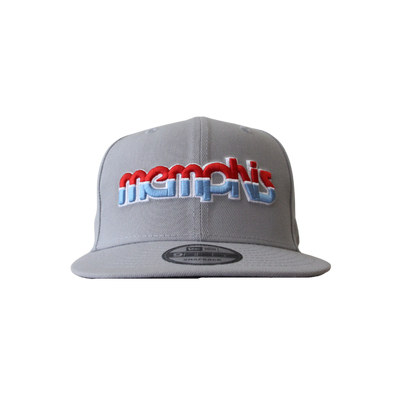 Script "Memphis" Grey New Era Snapback