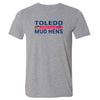 Toledo Mud Hens Grey OT Tri-Blend T