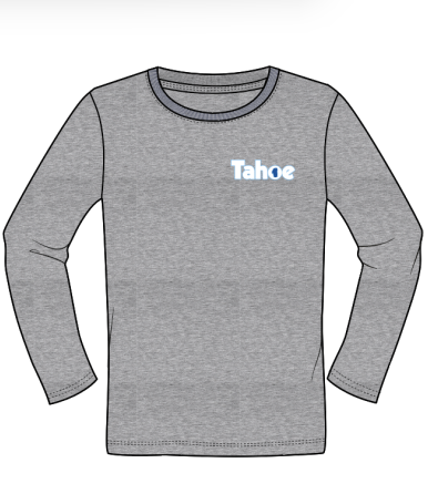 Reno Aces Gray Tahoe Long Sleeve Tee