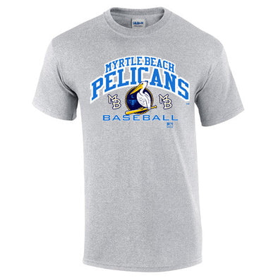 Myrtle Beach Pelicans Gray Jambo Tee