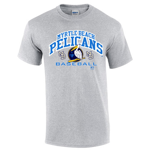 Myrtle Beach Pelicans Gray Jambo Tee