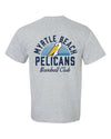 Myrtle Beach Pelicans Gray Resort LC Tee