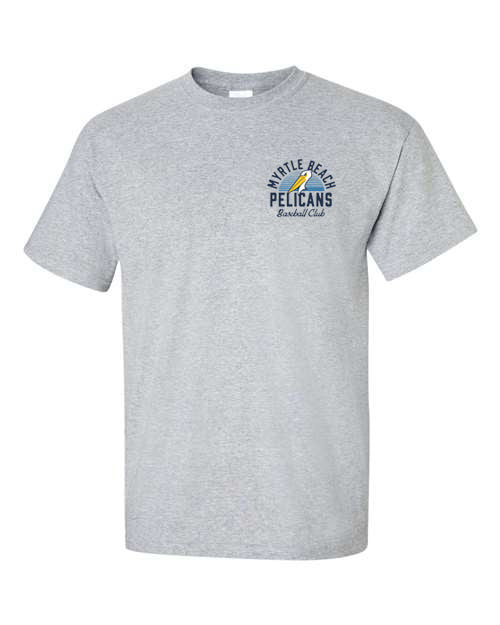 MMyrtle Beach Pelicans Gray Resort LC Tee