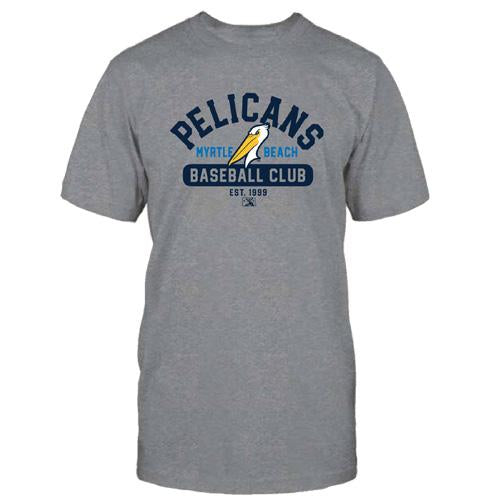 Myrtle Beach Pelicans Gray Trawler Tee