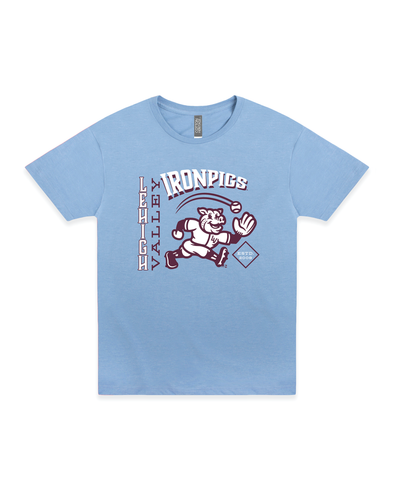 Lehigh Valley IronPigs Retro Arched Catch Mens Tee