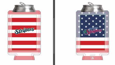 Gwinnett Stripers USA Slim Can Koozie