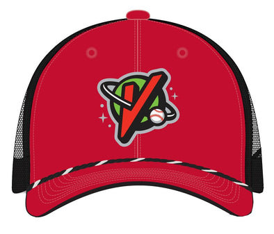 Red Athletic Snapback Hat
