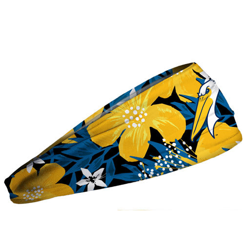 Myrtle Beach Pelicans Junk Brands Hawaiian Floral Alternate Logo Headband