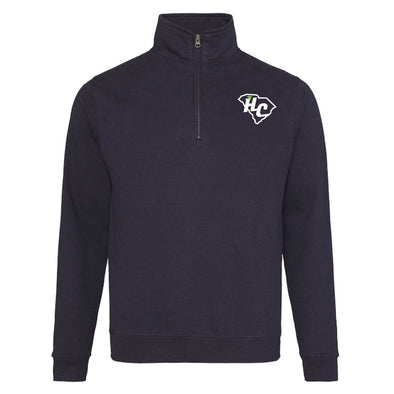 Adult Navy HC Embroidered Quarter Zip