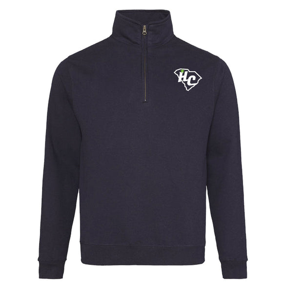 Adult Navy HC Embroidered Quarter Zip