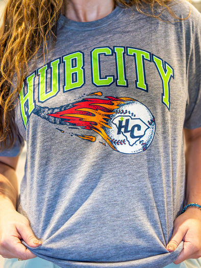 Adult Grey Homage "Feel The Heat" Tee