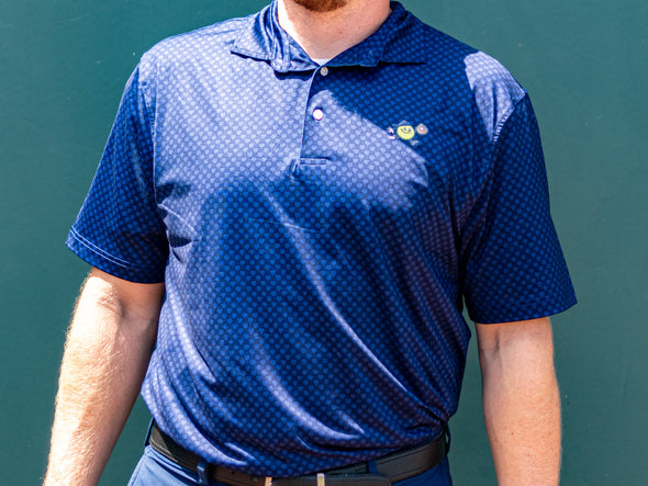 Men's Navy Chip Buster Polo