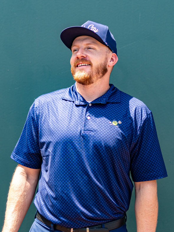 Men's Navy Chip Buster Polo