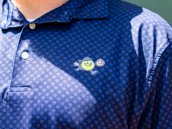 Men's Navy Chip Buster Polo