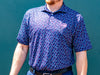 Men's Navy Baseball USA Polo