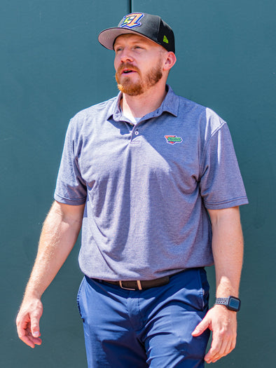 Men's Navy Stripe Butter Polo
