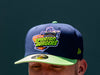 5950 Nvy/Grn Primary Logo Fitted Hat