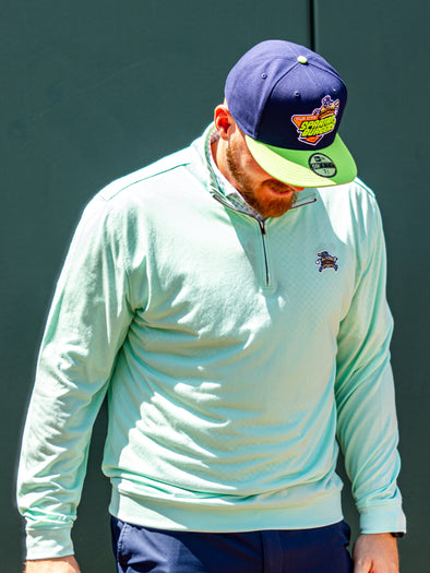 Men's Mint Green Chuck Butter Quarter Zip