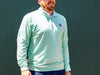 Men's Mint Green Chuck Butter Quarter Zip