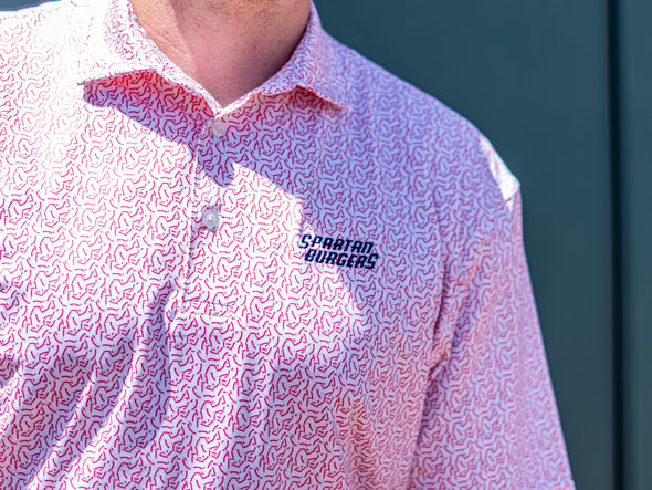 Men's White Bucket of Balls Polo