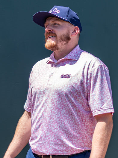 Men's White Bucket of Balls Polo