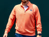 Men's Orange Chuck Butter Quarter Zip