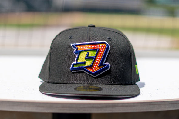 5950 Black AL2 Fitted Hat