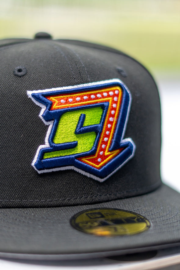 5950 Black AL2 Fitted Hat