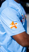 Adult Light Blue Spongebob Crew Tee