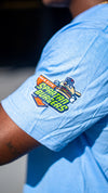 Adult Light Blue Spongebob Crew Tee