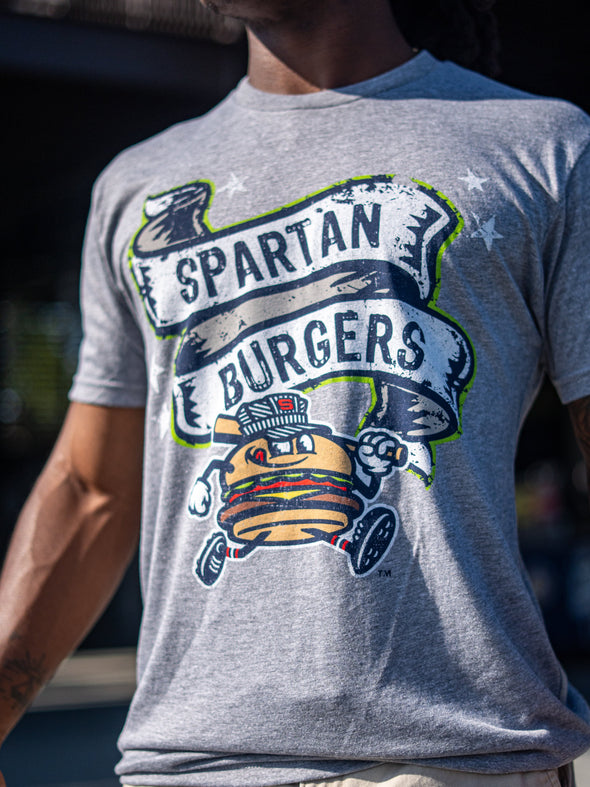 Adult Grey 108 Stitches Banner Tee