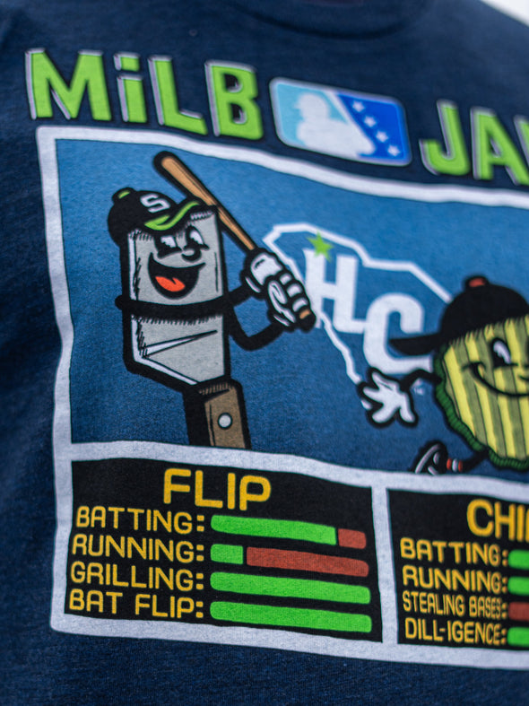 Adult Navy Homage MiLB Jam Tee