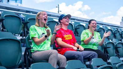 Adult Green Tie Dye Chip Tee