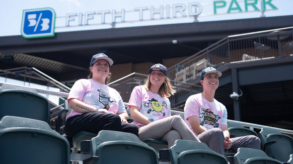 Adult Baseballism Tie Dye Chuck Tee