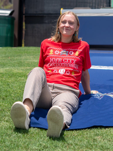Adult Red Christmas Sweater Tee