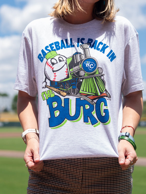 Adult Light Grey Baseball Is Back Tee