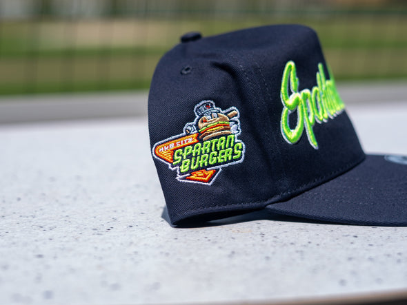 Navy 47 Hitch Script Hat