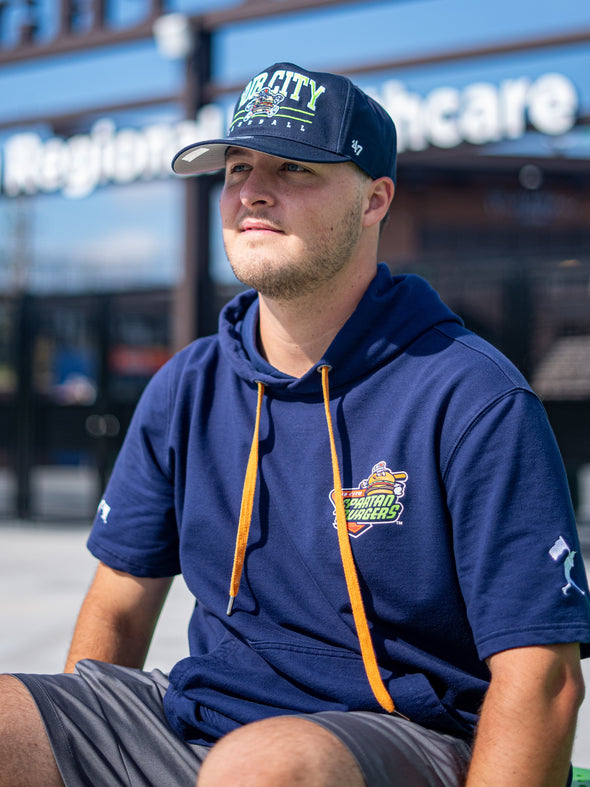 Adult Navy Baseballism Shoodie