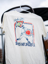 Adult Off-White Retro Brand Up to Bat Tee