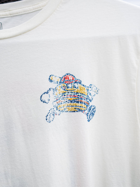 Adult Off-White Retro Brand Up to Bat Tee