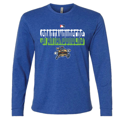 Adult Royal Blue Soft Blend Long Sleeve Tee