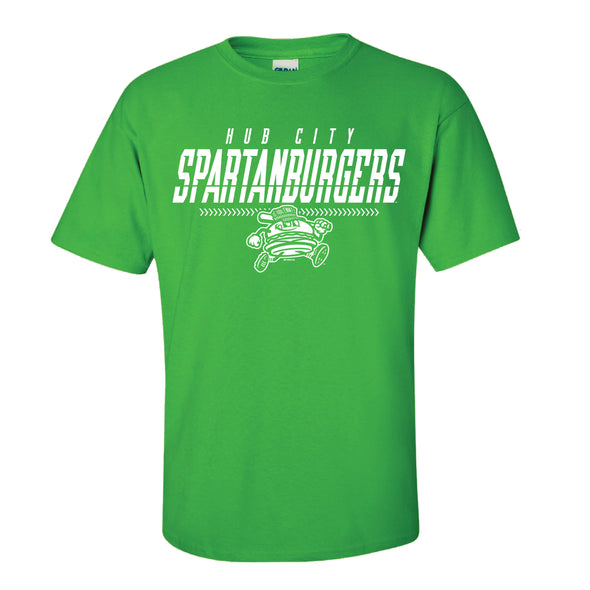 Adult Green Chuck Laces Tee