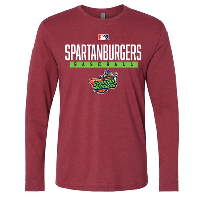 Adult Red Soft Blend Long Sleeve Tee