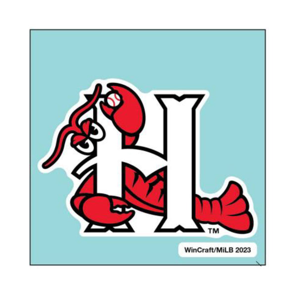 Hickory Crawdads Wincraft Perfect Cut H Logo Decal