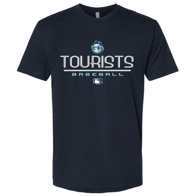 The Asheville Tourists Navy Hitchcock Shirt