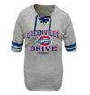 Greenville Drive Profile Plus Size Women's Lace Up Tee