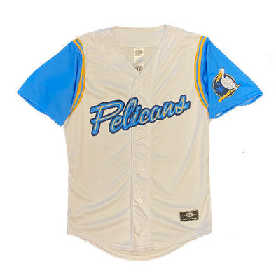 MYRTLE BEACH PELICANS OT SPORTS HOME WHITE REPLICA JERSEY