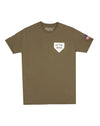 Greenville Drive X Baseballism Army Green Home of the Brave Tee