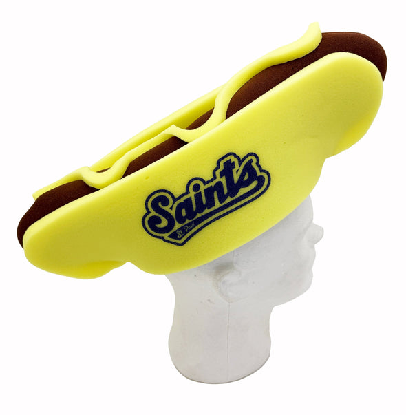 Saints Hot Dog Hats